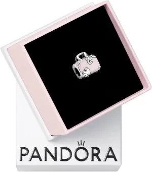 Pandora Pink Travel Bag Charm - Compatible Moments Bracelets - Jewelry for Women - Gift for Women in Your Life - Made with Sterling Silver & Enamel