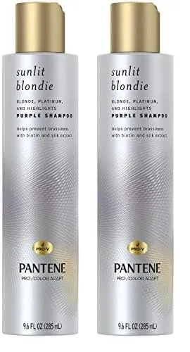 Pantene Blondie Purple Shampoo 9.6 Fl Oz (Pack of 2)