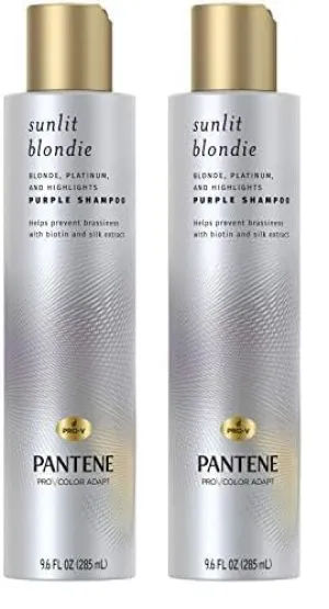 Pantene Blondie Purple Shampoo 9.6 Fl Oz (Pack of 2)