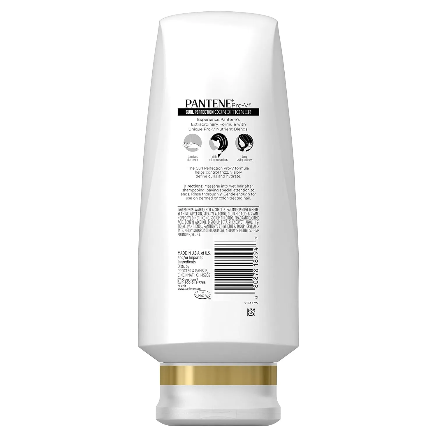 Pantene Pro-V Curl Perfection Conditioner, 17.7 Fl Oz