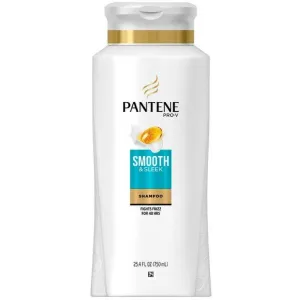 Pantene Pro-V Medium-Thick Hair Solutions Frizzy to Smooth Shampoo 25.40 oz ( Pack of 2)