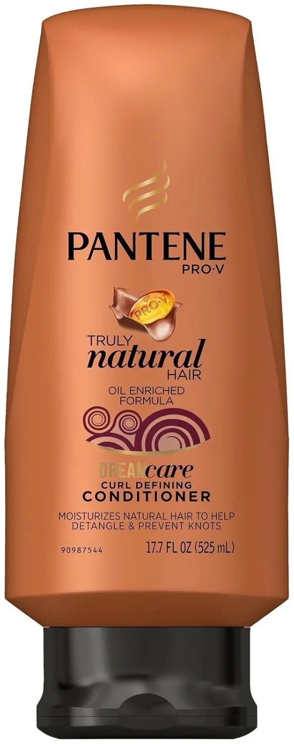 Pantene Pro-v Truly Natural Hair Curl Defining Conditioner, 17.7 Fl Oz, 1.58 Pound