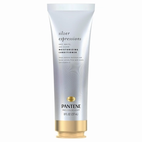 Pantene Silver Expressions Moisturizing Sulfate Free Conditioner, for Gray/SilverWhite Dyed and Color Treated Hair, 8 Fl Oz