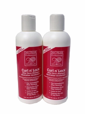 Pantresse Professional Curl N Lock After Perm Shampoo Neutralizer Accelerator 8oz (2 Pack)
