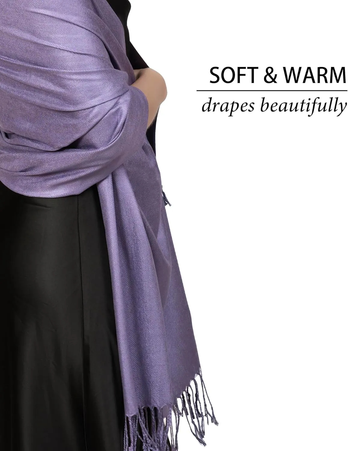Pashmina Scarf for Women, Shawls and Wraps for Evening Dresses, Wedding, Bridesmaids, All Year Round Scarf for Formal or Casual Wear