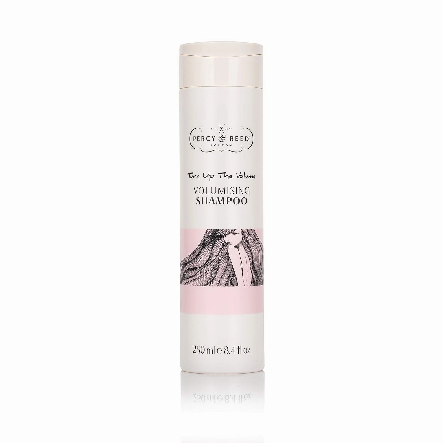 Percy & Reed Shampoo, Turn Up The Volume Volumising Shampoo - For Fuller & Thicker Hair, Humidity Protection Formula, Free from Sulphate, Silicone & Paraben, For Fine & Flat Hair - 8.4 fl oz, 250 ml