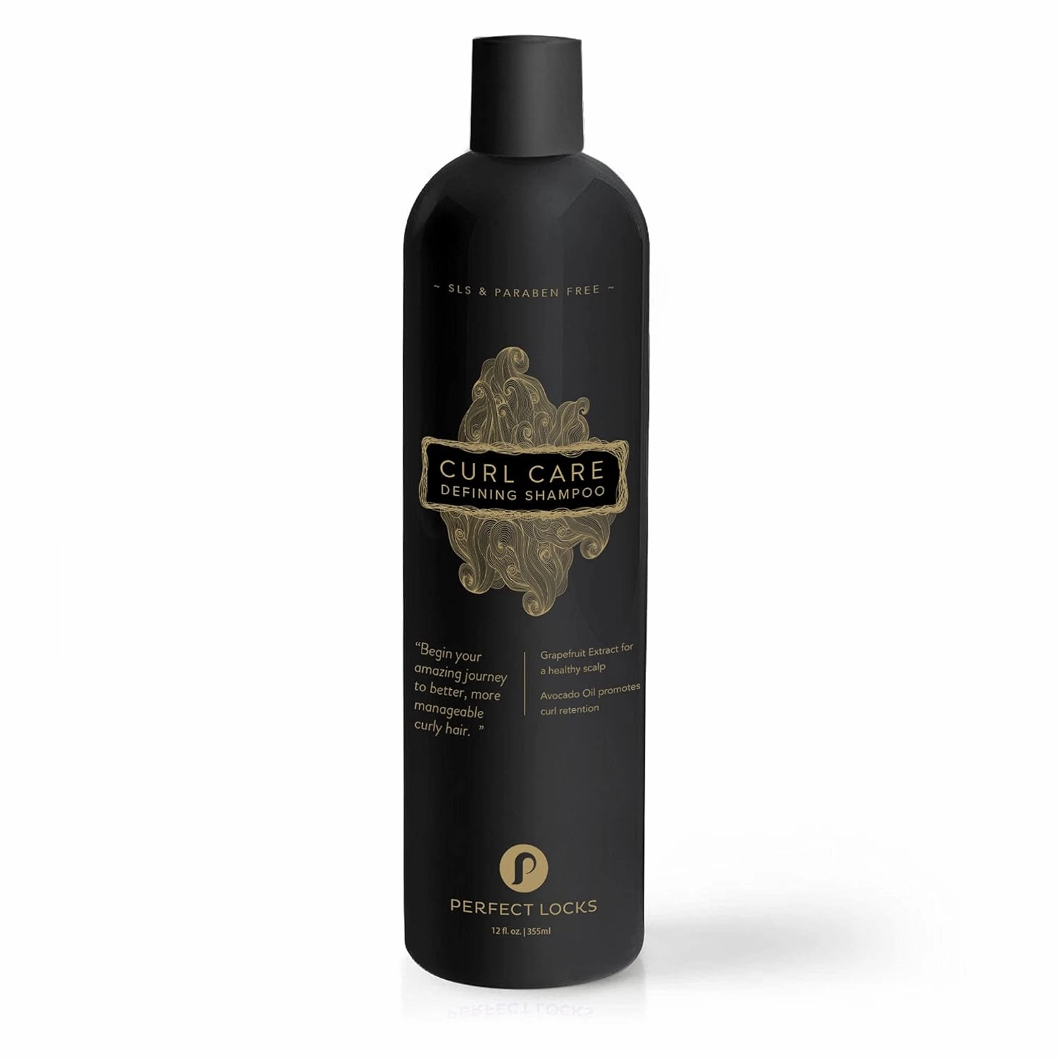 Perfect Locks Curl Care Defining Shampoo | Hair Care for Natural Curly Hair and Extensions