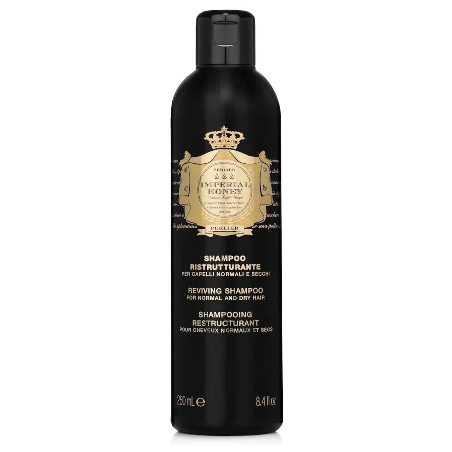 Perlier Imperial Honey Hydrating Shampoo - Luxurious Moisturizing Shampoo For Regular, Dry, Or Itchy Scalps, Help Curl And Shine Your Hair With Imperial Honey 8.4 Oz