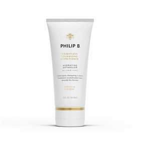 PHILIP B Weightless Volumizing Conditioner, 2 fl. oz. (60 ml) - Ultra-light Hair Detangler, Adds Extra Body and Shine