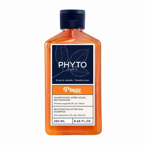 PHYTO PLAGE Rehydrating After-Sun Shampoo, Sulfate-Free, Silicone-Free, Removes Salt, Chlorine & Sand, Restores Softness & Shine, 8.45 fl oz