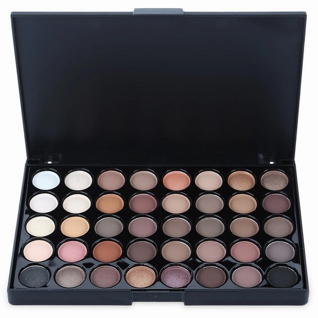 POPFEEL 120 Colors Gliltter Eyeshadow Palette Matte Eye Shadow Pallete Shimmer and Shine Nude Make Up Palette Set Kit Cosmetic