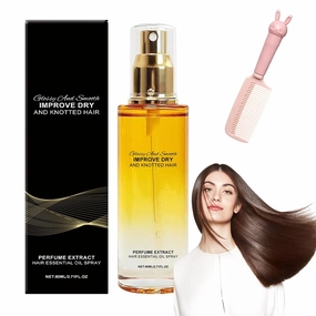 Preliminaryt Conditioning Oil Spray,Tgideasa Hair Treatment Oilatment Oil,80ml Conditioning Spray Scalp & Strengthener Leave-In Conditioner Comforting Shampoo (1pcs)