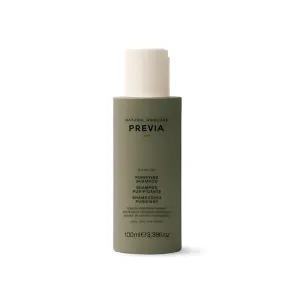 PREVIA Purifying Shampoo for Scalp Health | Purifying & Detoxifying | Nourishing Formula | Vegan & Sulfate-Free | 3.38 oz