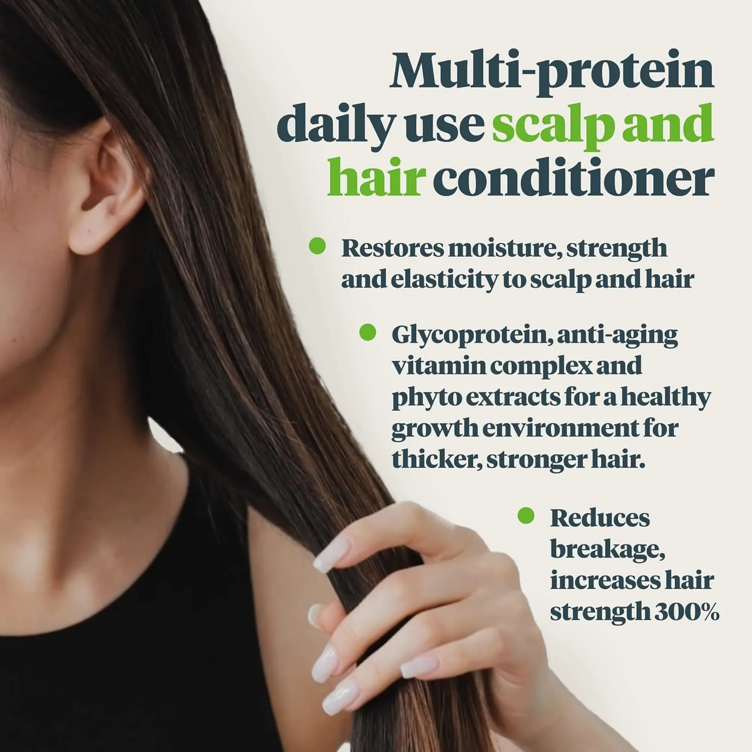 Prime Moisture & Hair Conditioner – Color Safe Conditioner for Healthy Scalp – Volumizing Conditioner Reduces Breakage & Control Fizziness – Hair Care Products for Women (25.4 oz)