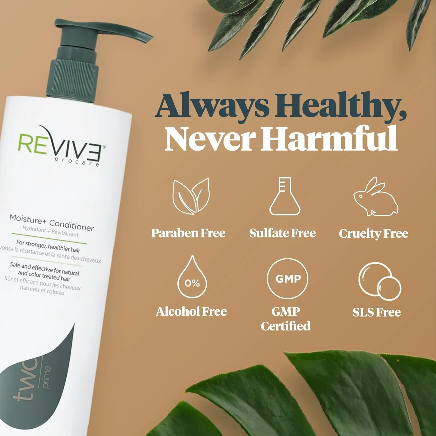 Prime Moisture & Hair Conditioner – Color Safe Conditioner for Healthy Scalp – Volumizing Conditioner Reduces Breakage & Control Fizziness – Hair Care Products for Women (25.4 oz)