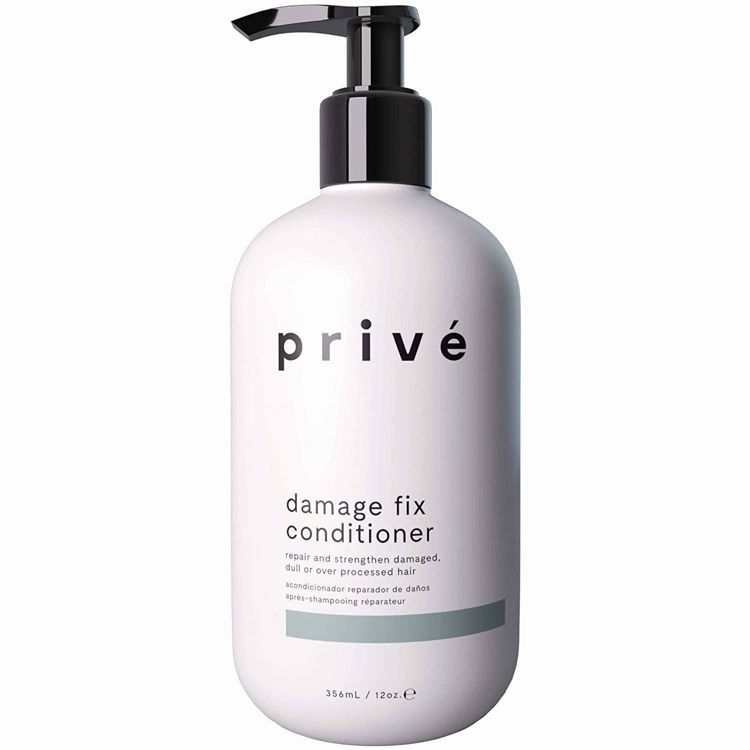 Privé Damage Fix Hair Conditioner for Damaged Dry Hair - Hydrating Conditioner for Women - Repair Treatment with Jojoba, Baobab & Kukui Oil to Help Rebuild Elasticity & Restore Softness