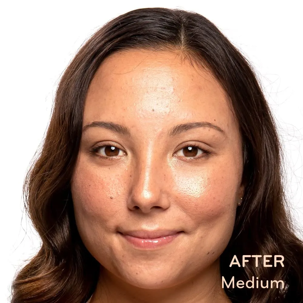 pūrlisse Radiant Glow Illuminating BB Cream with SPF 30 - Glow BB Cream Enriched with Goji & Hawthorn Berry for Dewy Skin - Helps to Improve Skin Texture & Radiance - Medium (1.4 oz)