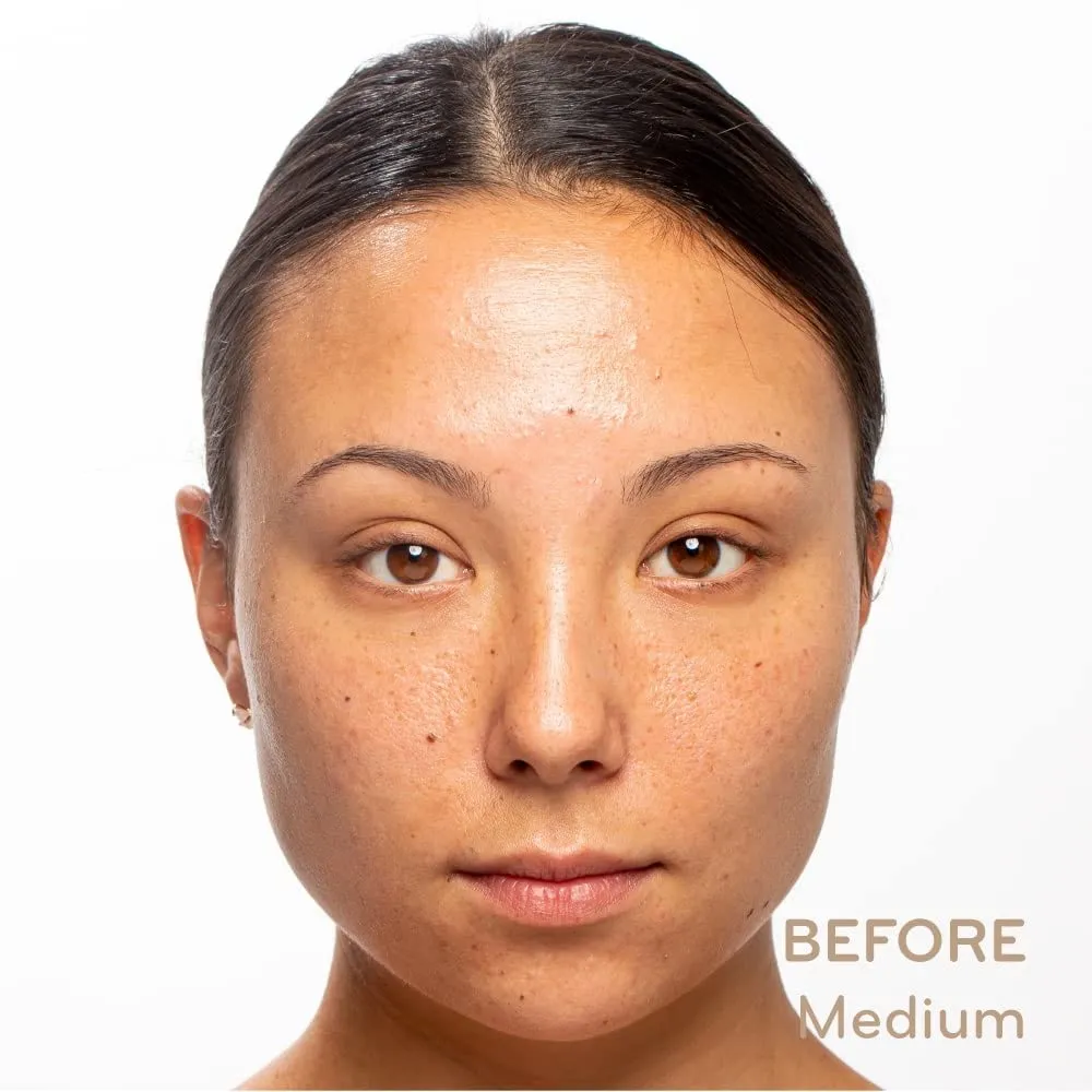 pūrlisse Radiant Glow Illuminating BB Cream with SPF 30 - Glow BB Cream Enriched with Goji & Hawthorn Berry for Dewy Skin - Helps to Improve Skin Texture & Radiance - Medium (1.4 oz)