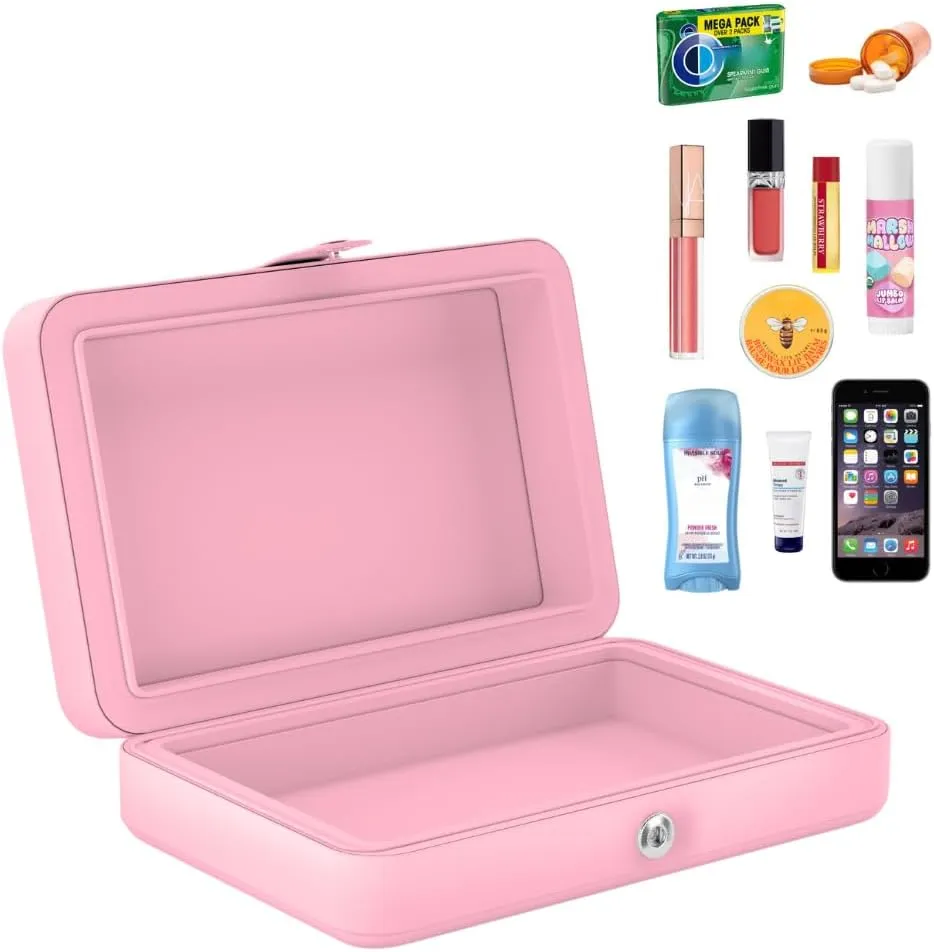 Pro | Vacuum Insulated Storage Container, Prevents Messes & Melting for Deodorant, Lip Balm, Lipstick, Cosmetics, and More (Pink Rose)