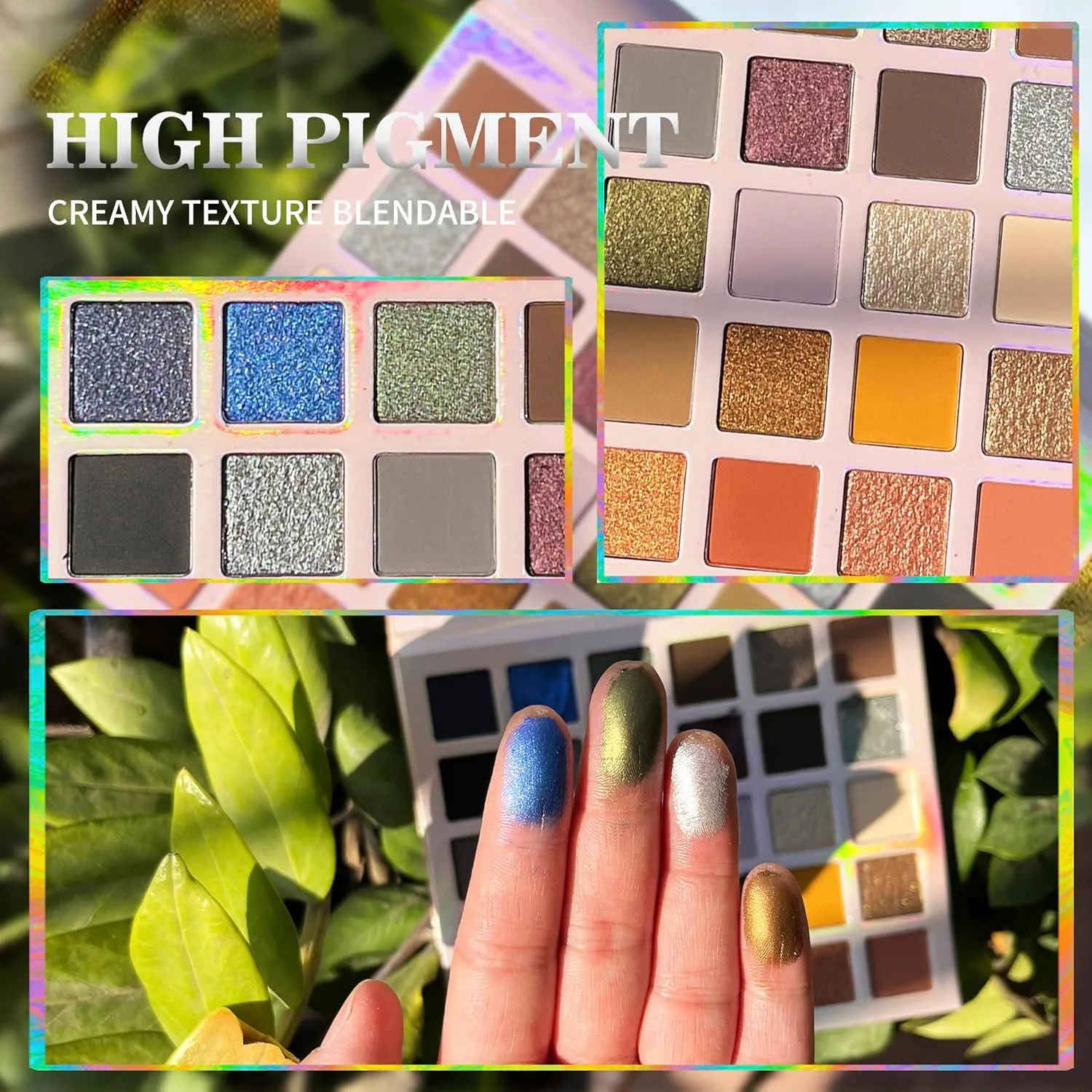 Professional super shine shimmer 30 color eyeshadow palette,high pigment matte duochrome shimmer,Cruelty- Free Makeup Pallet,Colorful Powder Long Lasting Waterproof Eye Shadow (make up-2)