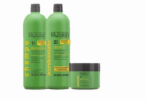 Professional Argan and Keratine Repairing Shampoo, Conditioner and Mask Kit