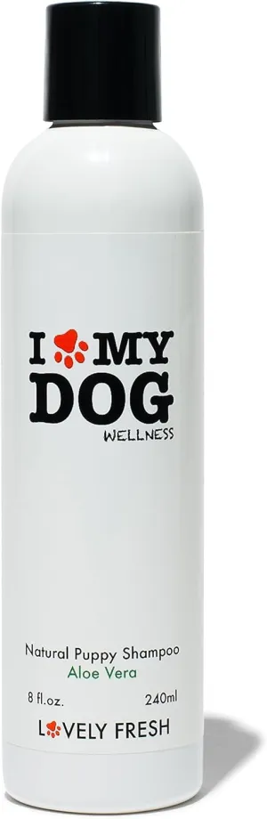 Puppy Gentle Shampoo - All Natural Grooming Product - Aloe Vera - Soothes Skin - Conditions Coat - Perfect for Pet Sensitive Youthful Skin - Premium (8 Fl. Oz)