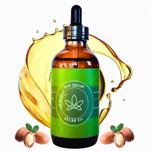 Pure Organic Argan Oil for Face, Skin, Hair, Scalp & Nails | Certified USDA Organic Cold Pressed Argan Oil | Non-Sticky, Lightweight | 100% Natural Moroccan Hair Oil | 50 ml (1.7 Oz)