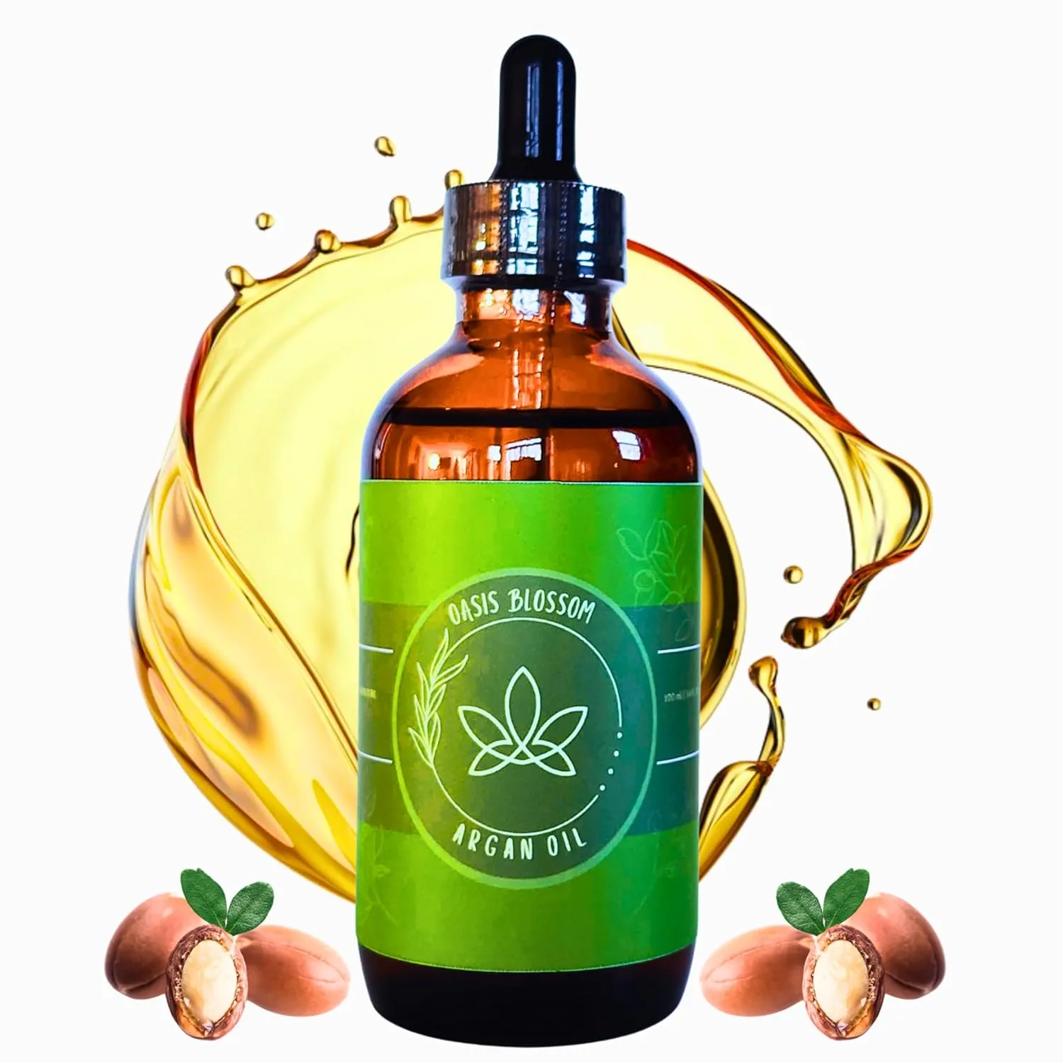 Pure Organic Argan Oil for Face, Skin, Hair, Scalp & Nails | Certified USDA Organic Cold Pressed Argan Oil | Non-Sticky, Lightweight | 100% Natural Moroccan Hair Oil | 50 ml (1.7 Oz)