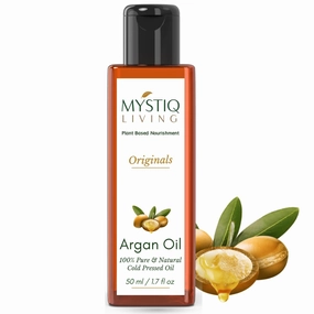 Pure Moroccan Argan Oil for Hair Growth, Face, Skin, Hair Serum, Moisturizing - 50 ML | Cold Pressed,Pure & Natural