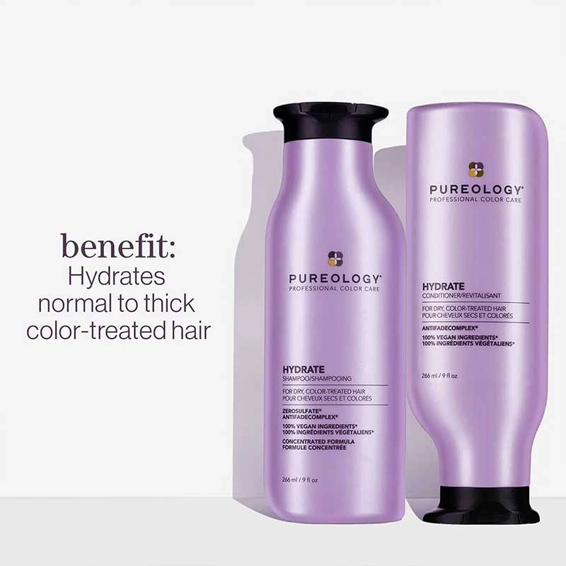 Pureology Hydrate Shampoo & Conditioner Duo For Dry, Coloured Hair