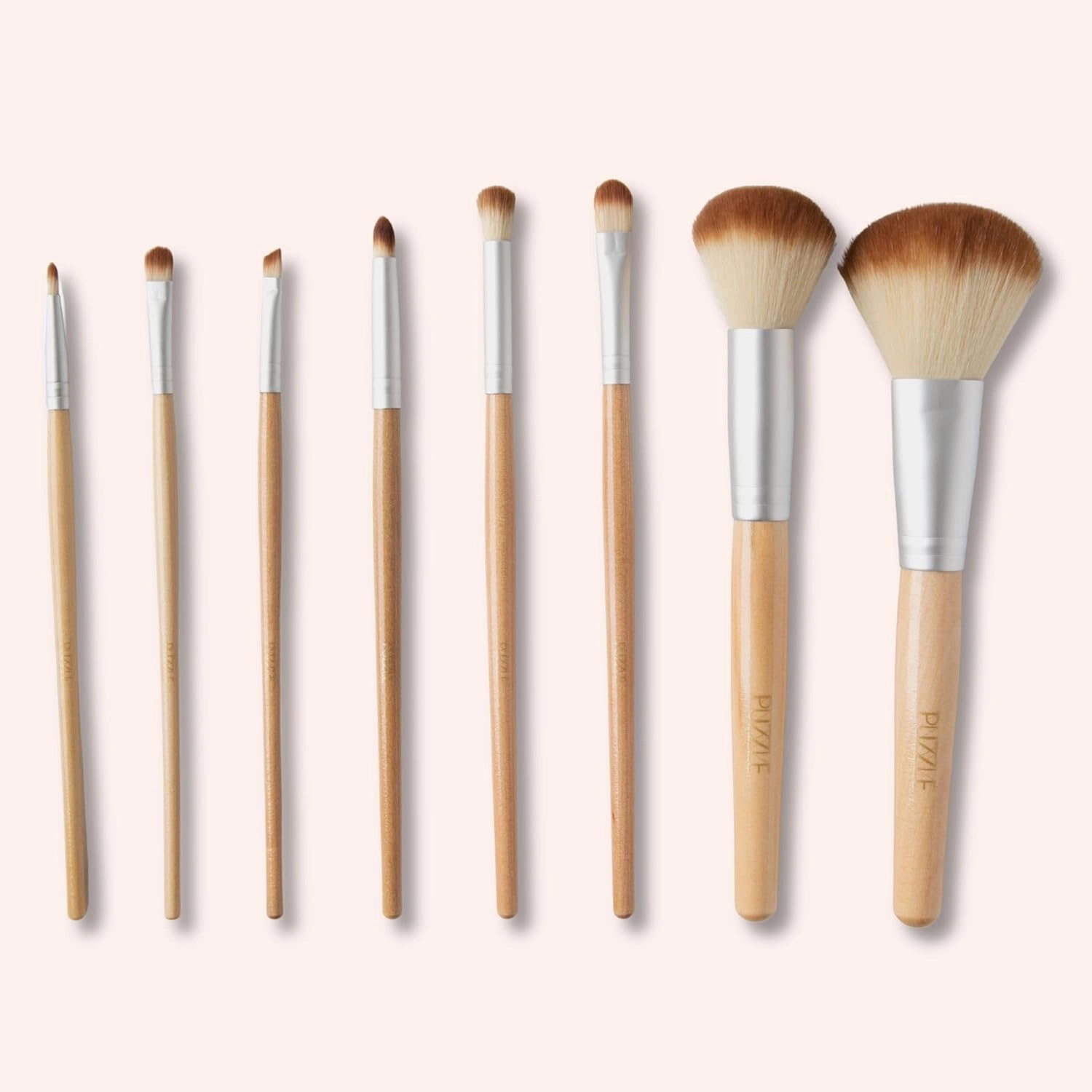 PUZZLE Blush & Highlighter Brush | Professional Vegan Makeup Brush for Smooth, Long Lasting Blush Application