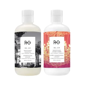 R Co Bel Air Smoothing Shampoo and Conditioner Set (8.5 Oz) | Body   Shine   Smoothing for All Hair Types | Vegan   Cruelty-Free |