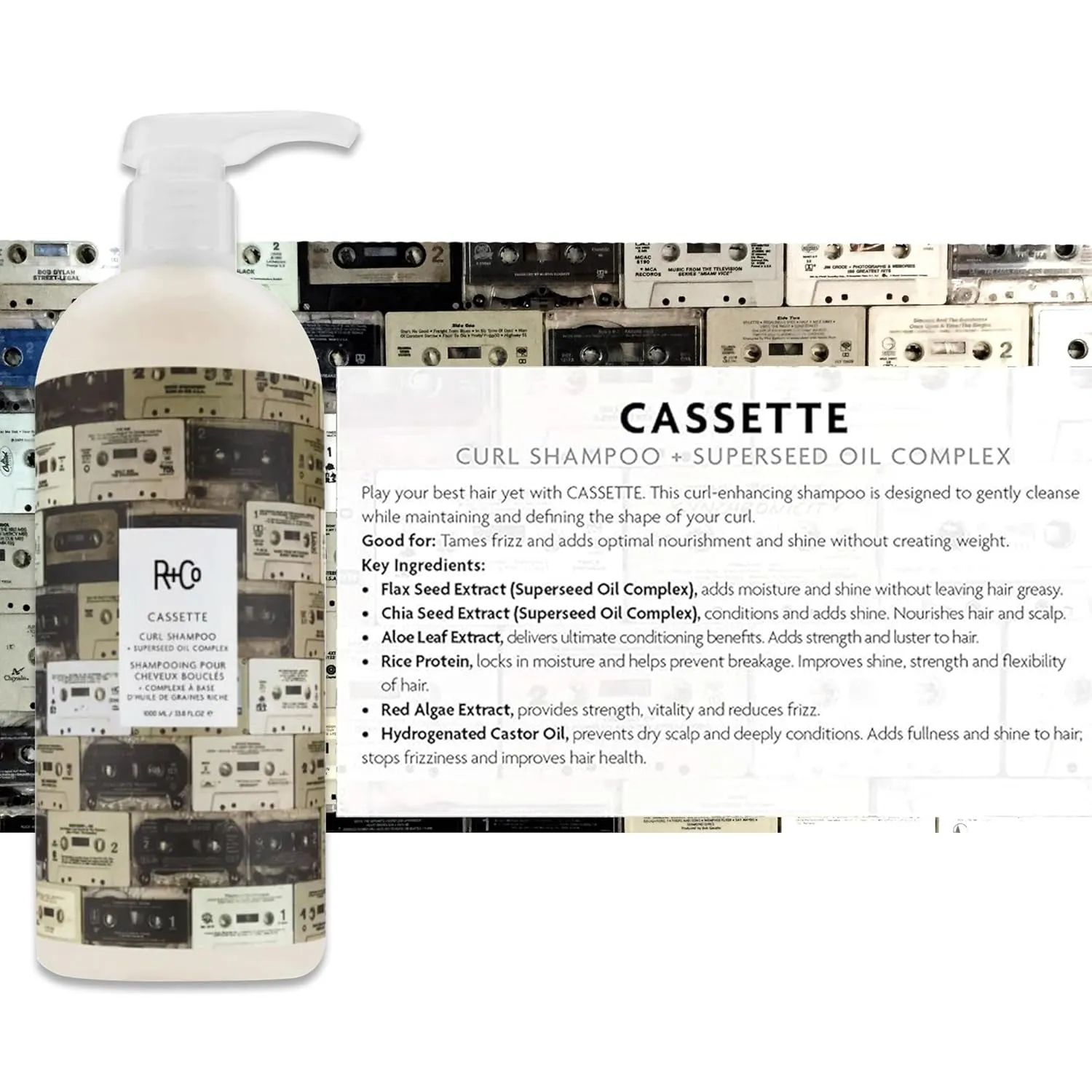 R Co Cassette Curl Shampoo and Conditioner Set   Superseed Oil Complex
