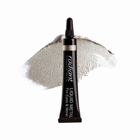 Radiant Professional Liquid Metal Eyeshadow For Eyes & Lips, Waterproof Liquid Shadow for Intense Color & Long Lasting Effect, Fast Drying Smudge Proof Metallic Pigment, 0.23 ounces (17)