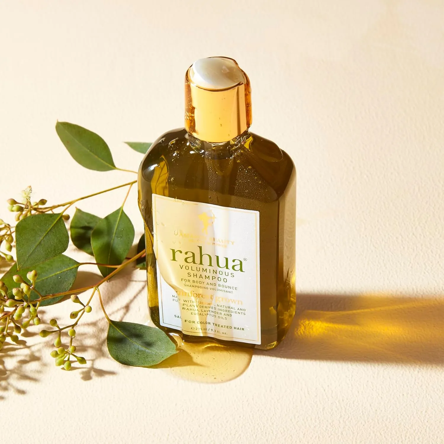 Rahua Voluminous Shampoo, 9.3 Fl Oz, Organic Volumizing Sulfate Free Shampoo, Natural, Plant Based Derived Ingredients, Lavender & Eucalyptus Scent, Hair Care for Fine Hair with Lemongrass & Green Tea