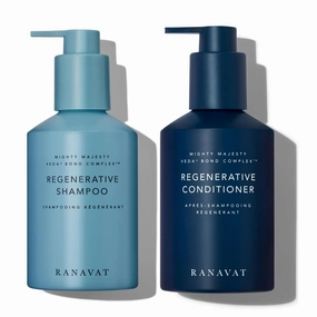 RANAVAT Regenerative Veda Bond Hair Shampoo & Conditioner Duo - Ayurvedic Haircare for Bond Repair, Hair Volume, Breakage Repair & Scalp Health - 2 Pieces