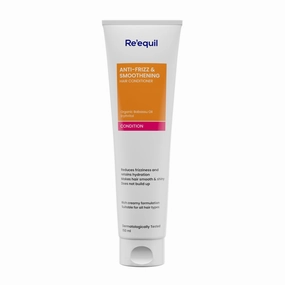 RE' EQUIL Anti Frizz Smoothening Aloe Vera Conditioner With Babassu Oil Tames Frizz Hydrates Dry Hair Protein Silicone Free All Hair Types 150 ml,1 Count