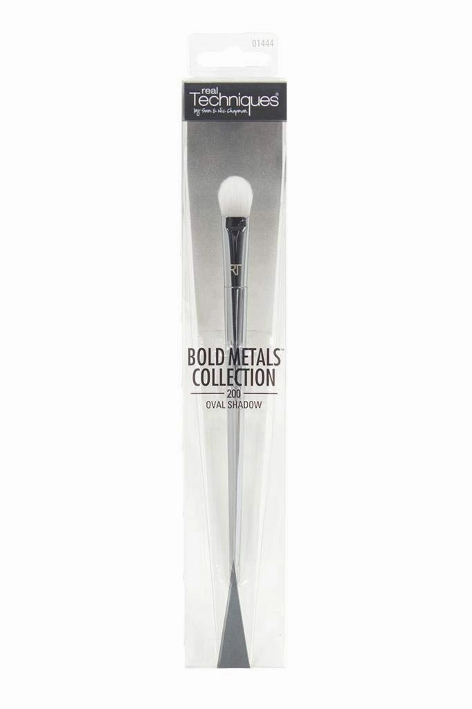 Real Techniques 200 Oval Shadow Brush, 0.914 Ounce; Blend Shadows and Apply Eyeshadow; Ideal for Powder, Cream, and Glitter Eye Shadows