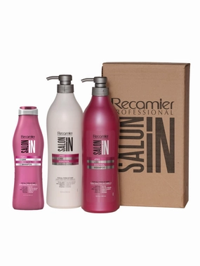 RECAMIER Anti Frizz Shampoo Liss Conditioner Detangler Set - Shampoo 33.8oz   Conditioner 10.1oz