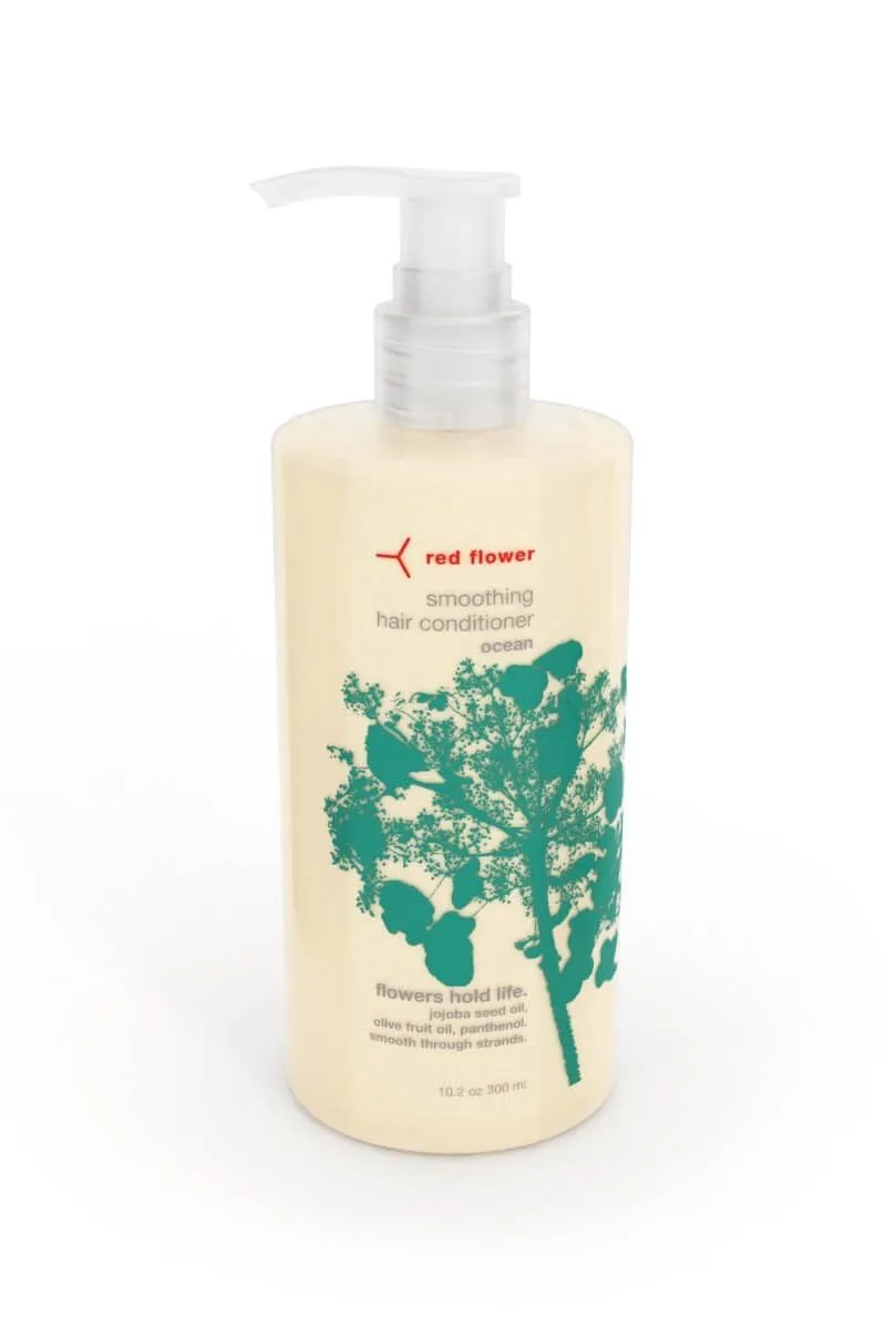 Red Flower Ocean Smoothing Hair Conditioner