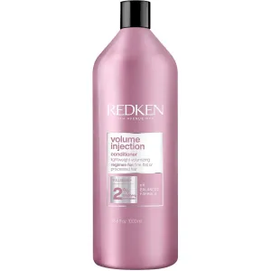 Redken Volume Injection Conditioner For Fine Hair - Adds Lift & Body, Volumizing & Detangling Without Weighing Down, Paraben Free