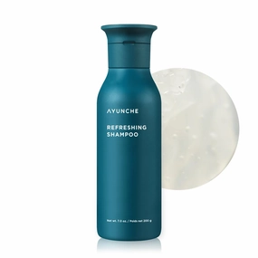 Refreshing Shampoo for Clean Oily Scalp, 7.1oz - Deep Purifying & Cool Down, Powerful Cooling & Deep Cleansing, Anti-Dandruff Shampoo, Korean Salon Brand