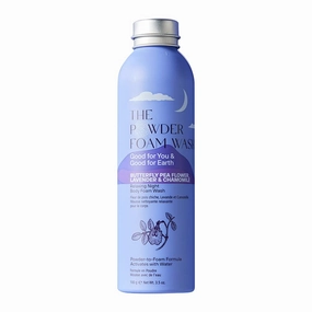 Relaxing Night Body Foam Wash to Unwind Your Mind | 100x Washes | Vegan, Eco-Friendly, Lavender, Chamomille 3.5 Oz Aluminum Bottle