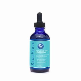 RemeVerse Replenishing Hair Serum - Nourish Scalp & Fortifies Follicle Strand with Redensyl, Infused with Biotin for Thinning Hair and Collagen for Dry Scalp, Densifying Unscented Hair Serum 119 mL