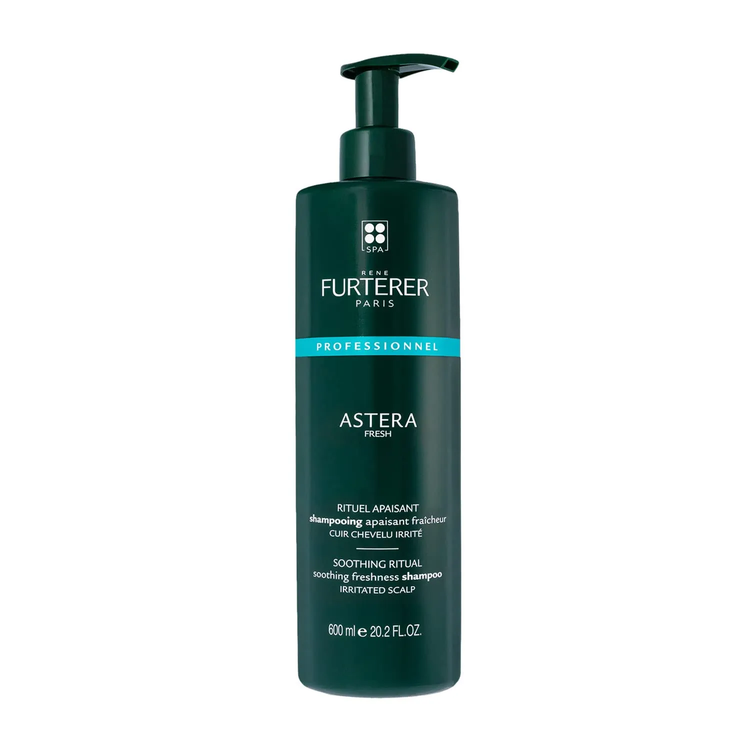 Rene Furterer ASTERA FRESH Soothing Freshness Shampoo - Relieve Sensitive Scalps - Mint & Eucalyptus - Paraben & Silicone-Free