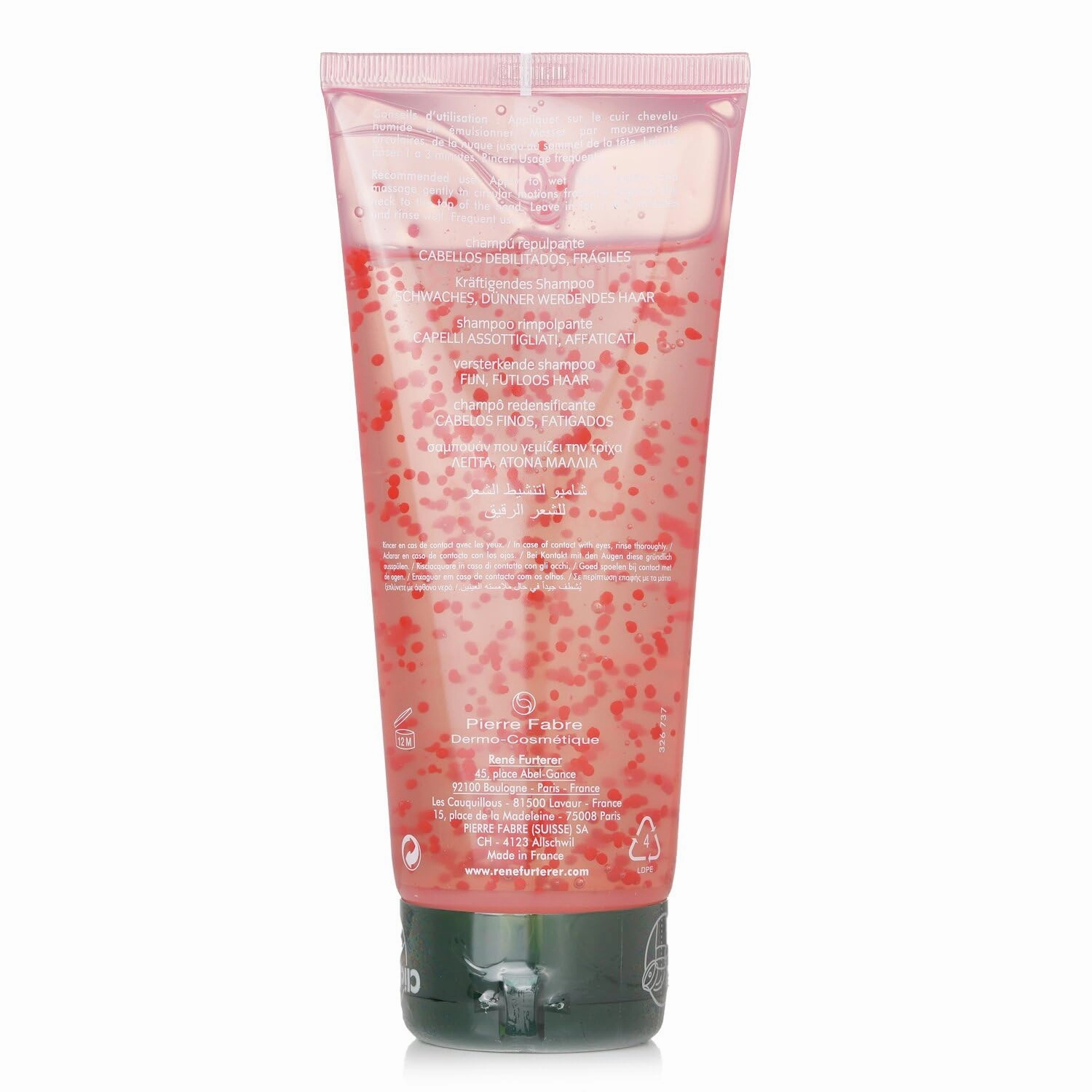 Rene Furterer TONUCIA Replumping Shampoo - For Thin, Weakened Hair Due to Aging - Redensify & Revitalize - Silicone-Free - Travel-Size