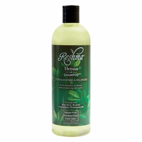 Reshma Beauty Shampoo Infused with Henna Oil, ProVitamin B5, and Brahmi |Strengthening & Volumizing Shampoo for All Hair Types | Sulfate Free, Paraben Free, Silicon Free| (Pack Of 1), 16 fl.oz