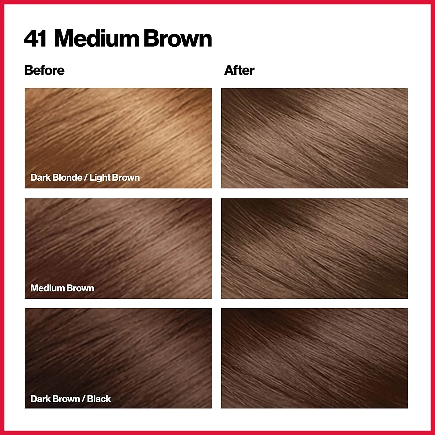 Revlon ColorSilk Beautiful Color 41 Medium Brown 1 ea (Pack of 5)