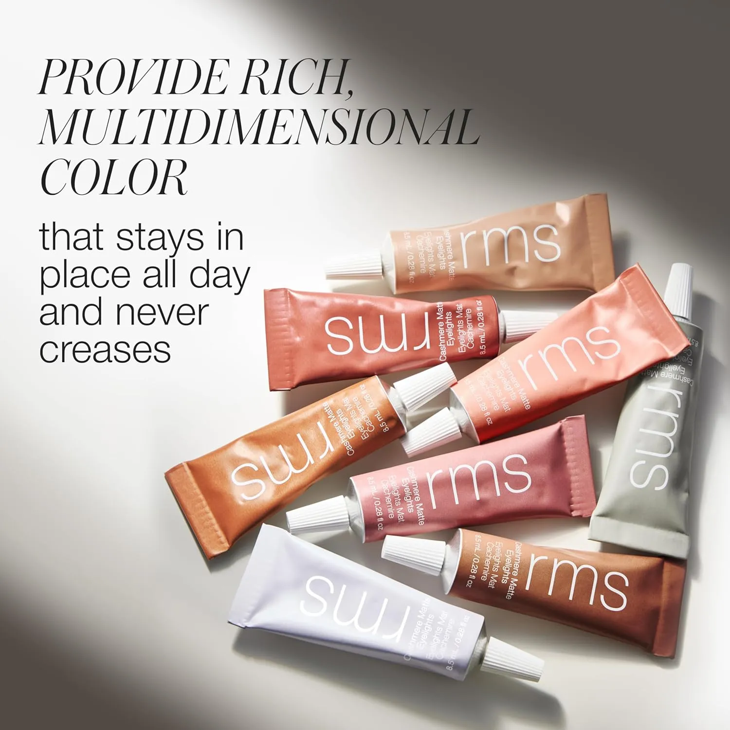 RMS Beauty Cashmere Matte Eyelights - Matte Eyeshadow, Clean Cream Eyeshadow Makeup, GMP Certified Cruelty-Free Makeup, Clean Beauty Eye Shadow