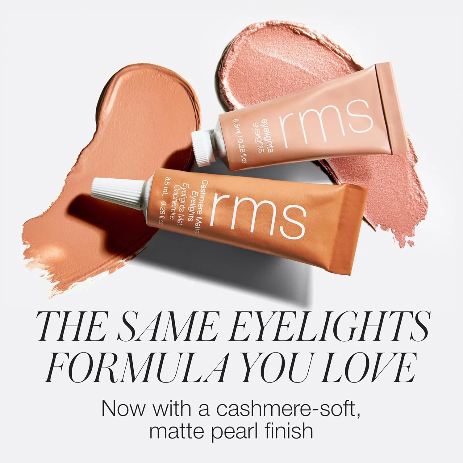 RMS Beauty Cashmere Matte Eyelights - Matte Eyeshadow, Clean Cream Eyeshadow Makeup, GMP Certified Cruelty-Free Makeup, Clean Beauty Eye Shadow